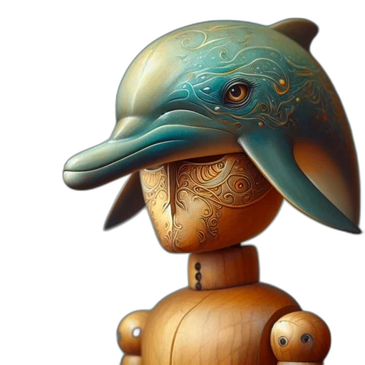 robot, mask, hat, staff, concept art, fantasy art, 3d render, photorealistic transparent PNG cut-out