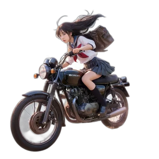 jacket, weapon, car, animal, concept art, 3d render, photorealistic, anime transparent PNG cut-out