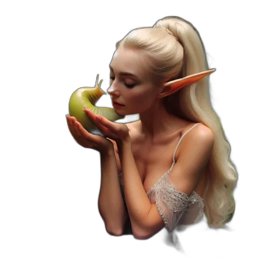 food, mask, creature, concept art, fantasy art, pixel art, 3d render, elven transparent PNG cut-out