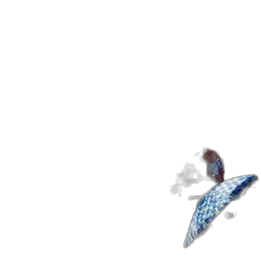 umbrella, shoes, weapon, dragon, vaporwave, pixel art, concept art, watercolor transparent PNG cut-out