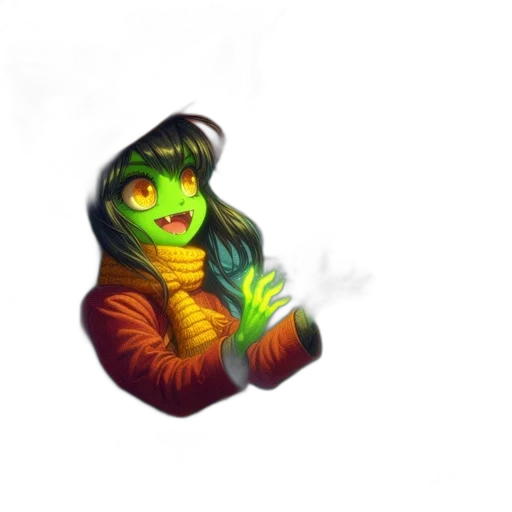 creature, mask, staff, face, pixel art, fantasy art, concept art, 3d render transparent PNG cut-out