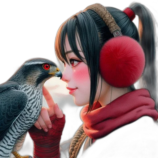 mask, jewelry, animal, fantasy art, photorealistic, oil painting, concept art, snow transparent PNG cut-out