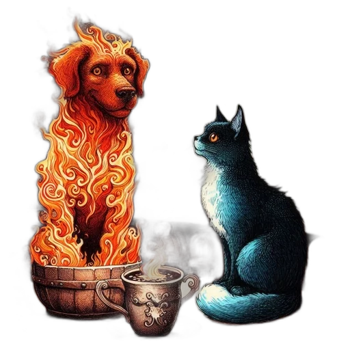 food, dragon, animal, fantasy art, watercolor, concept art, pixel art, fire transparent PNG cut-out
