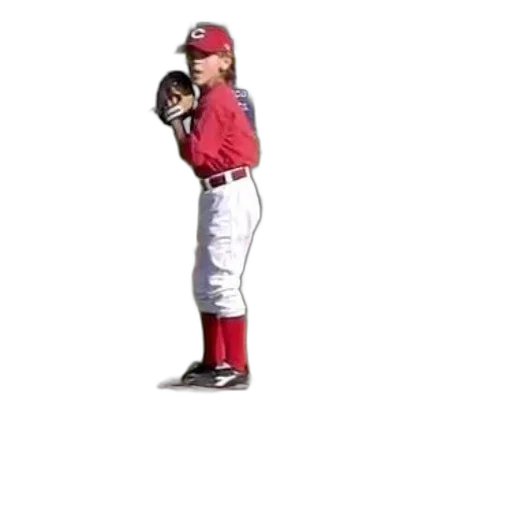 animal, staff, creature, robot, young, baseball, player, red transparent PNG cut-out