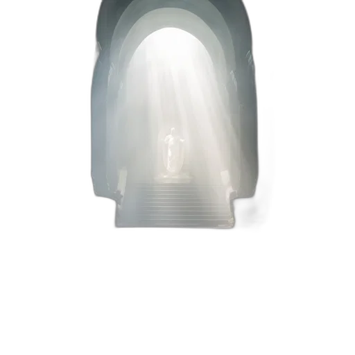 bottle, dress, crown, umbrella, 3d render, concept art, photorealistic, fog transparent PNG cut-out