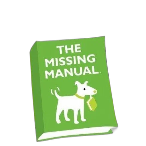 quickbase, missing, manual, book, cover, green, background, featuring transparent PNG cut-out