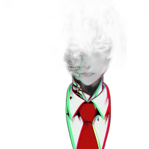 mask, robot, face, creature, 3d render, anime, concept art, pixel art transparent PNG cut-out