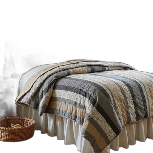 furniture, 3d render, earth tones, monochrome, dark, cozy, bedroom, scene transparent PNG cut-out