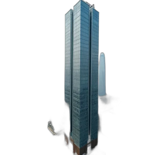 building, 3d render, concept art, photorealistic, cyberpunk, city street, skyscraper, housed transparent PNG cut-out