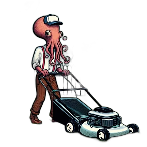 car, robot, staff, creature, concept art, 3d render, watercolor, cyberpunk transparent PNG cut-out