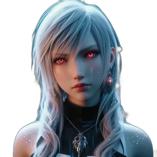 face, robot, staff, cyberpunk transparent PNG cut-out