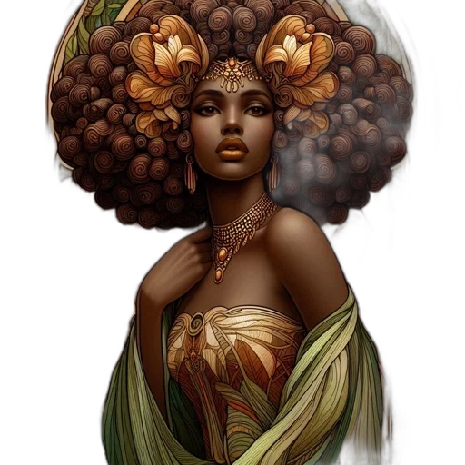 crown, hair, fantasy art, concept art, photorealistic, comic book art, earth tones, golden transparent PNG cut-out