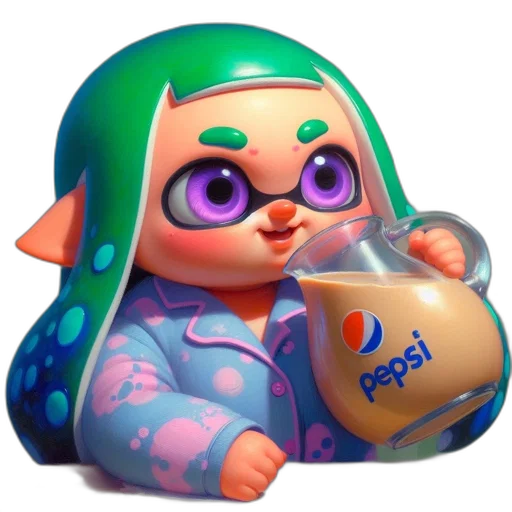 bottle, food, animal, concept art, vaporwave, 3d render, photorealistic, pastel transparent PNG cut-out