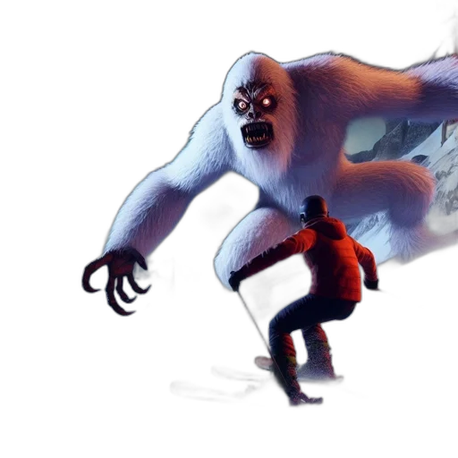 creature, animal, concept art, comic book art, fantasy art, watercolor, fog, fire transparent PNG cut-out