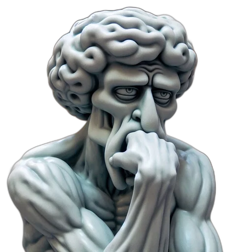 face, mask, 3d render, concept art, photorealistic, large, bronze, statue transparent PNG cut-out