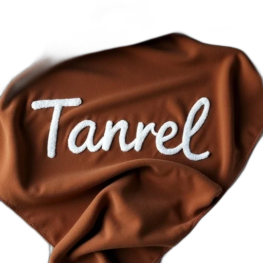 jacket, umbrella, earth tones, brown, blanket, word, tanrel, embroidered transparent PNG cut-out