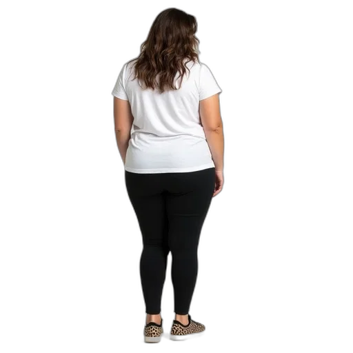 dress, staff, jacket, monochrome, woman, larger, build, wearing transparent PNG cut-out