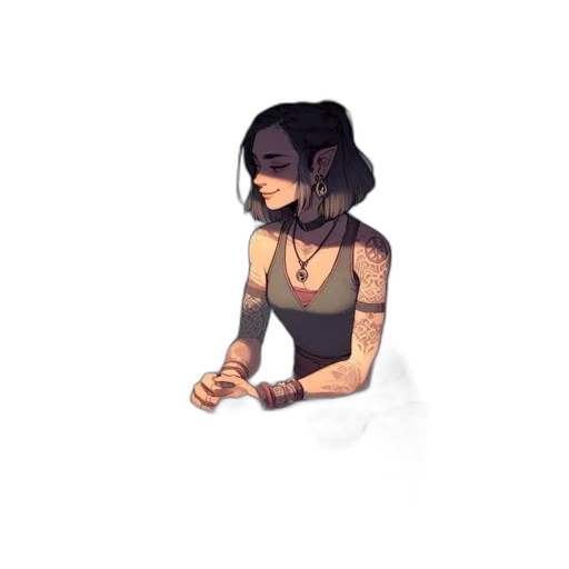 jewelry, staff, face, mask, pixel art, concept art, fantasy art, watercolor transparent PNG cut-out