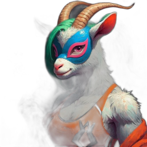 mask, dragon, animal, fantasy art, concept art, pixel art, 3d render, colorful transparent PNG cut-out