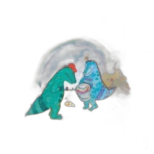 dragon, hat, umbrella, mask, concept art, watercolor, fantasy art, 3d render transparent PNG cut-out