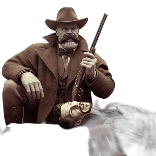 staff, weapon, concept art, comic book art, photorealistic, pixel art, fire, cowboy-like transparent PNG cut-out