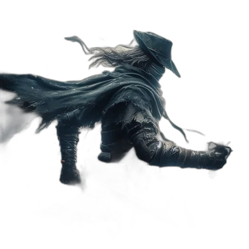 dragon, sword, creature, hat, concept art, fantasy art, 3d render, comic book art transparent PNG cut-out