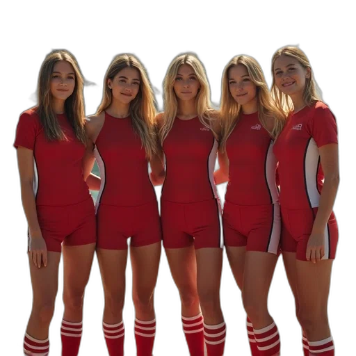 dress, staff, shoes, hair, concept art, photorealistic, red, winning transparent PNG cut-out