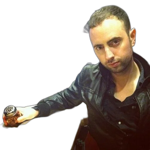 staff, jacket, weapon, sword, photorealistic, cartoon, concept art, man transparent PNG cut-out