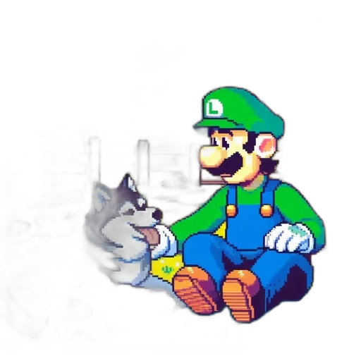 animal, bottle, weapon, pixel art, concept art, watercolor, cartoon, fog transparent PNG cut-out