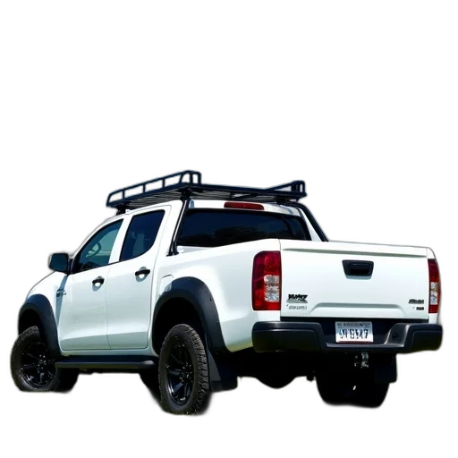 car, weapon, 3d render, photorealistic, concept art, white, pickup, truck transparent PNG cut-out
