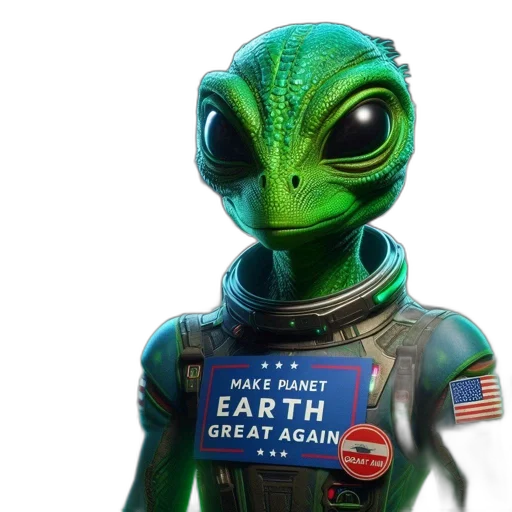 outer space, extraterrestrial, being, possibly, alien, stands, front, american transparent PNG cut-out