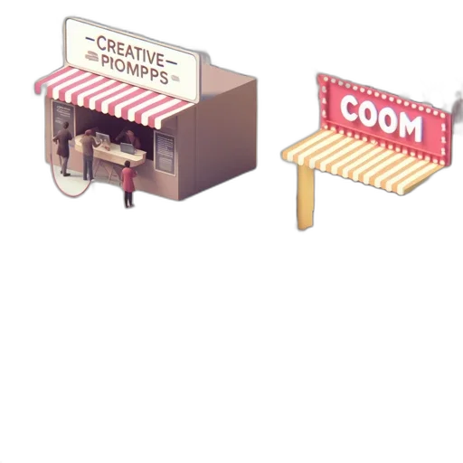 furniture, food, staff, weapon, 3d render, concept art, pixel art, photorealistic transparent PNG cut-out