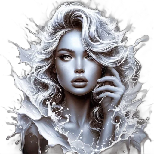 face, hair, jewelry, mask, fantasy art, photorealistic, comic book art, pencil sketch transparent PNG cut-out