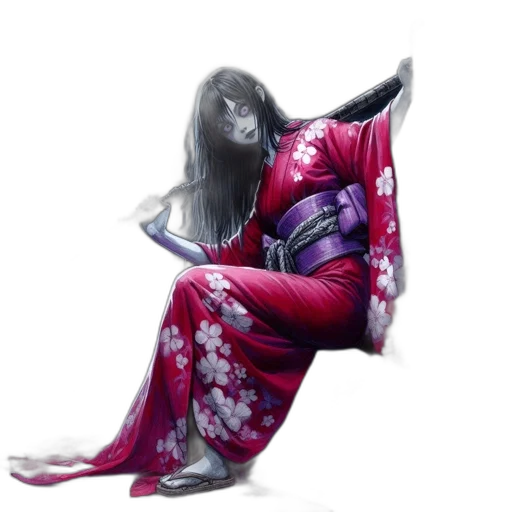 dress, flower, mask, fantasy art, photorealistic, concept art, oil painting, monochrome transparent PNG cut-out