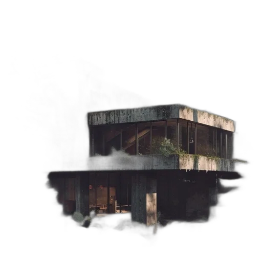 building, furniture, face, crown, concept art, 3d render, photorealistic, pixel art transparent PNG cut-out