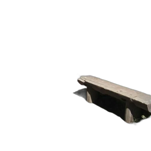 furniture, car, weapon, sword, 3d render, photorealistic, wooden, bench transparent PNG cut-out