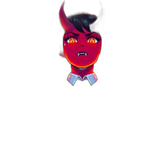 mask, creature, staff, dragon, pixel art, 3d render, concept art, cartoon transparent PNG cut-out