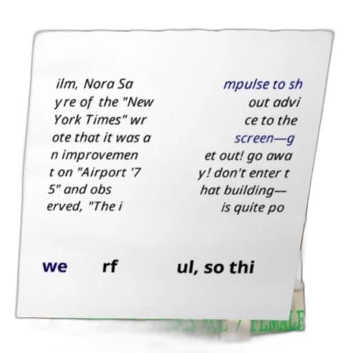 image, shows, quote, nora, yre, new, york, times transparent PNG cut-out
