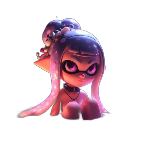 mask, weapon, creature, staff, concept art, 3d render, vaporwave, fantasy art transparent PNG cut-out