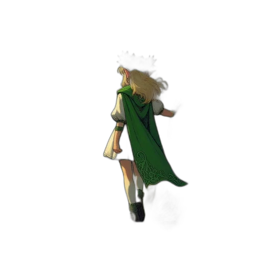 staff, sword, crown, dress, concept art, pixel art, fantasy art, 3d render transparent PNG cut-out