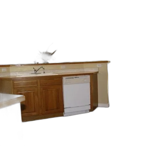 furniture, 3d render, modern, kitchen transparent PNG cut-out