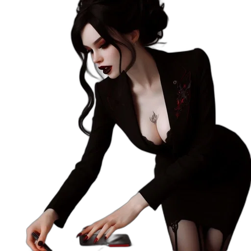 dress, staff, jewelry, fantasy art, concept art, photorealistic, pixel art, dark transparent PNG cut-out