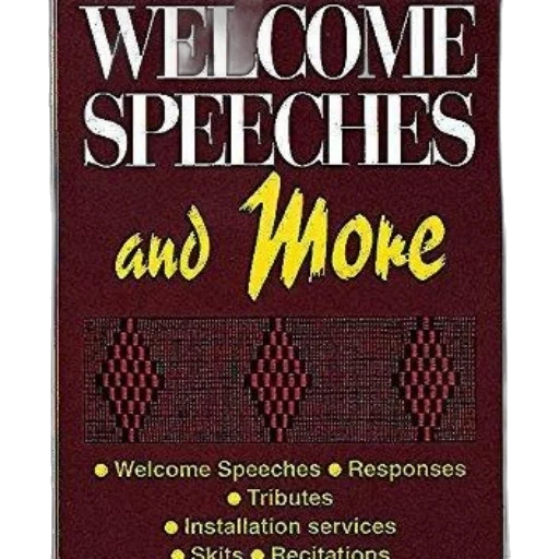 book, cover, maroon, background, featuring, title, welcome, speeches transparent PNG cut-out