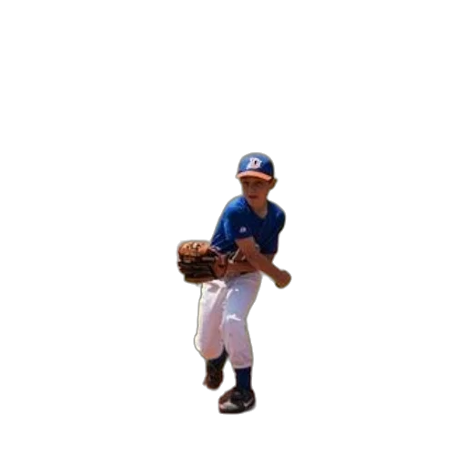 3d render, young, baseball, player, blue, uniform, pitching, ball transparent PNG cut-out