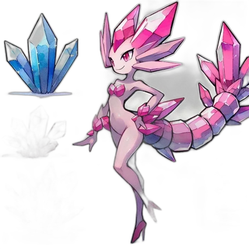 creature, dragon, concept art, fantasy art, pixel art, vaporwave, pastel, monochrome transparent PNG cut-out