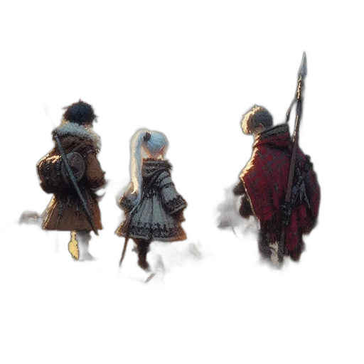 sword, weapon, staff, concept art, fantasy art, 3d render, pixel art, snow transparent PNG cut-out