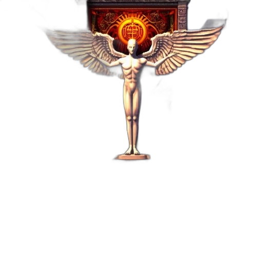 staff, jewelry, sword, crown, pixel art, concept art, 3d render, fantasy art transparent PNG cut-out