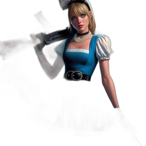 dress, staff, weapon, sword, concept art, 3d render, fantasy art, photorealistic transparent PNG cut-out