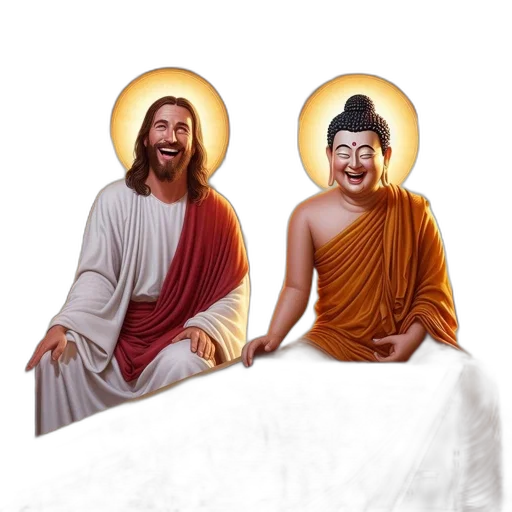 photorealistic, concept art, 3d render, pixel art, room, religious, artwork, two transparent PNG cut-out