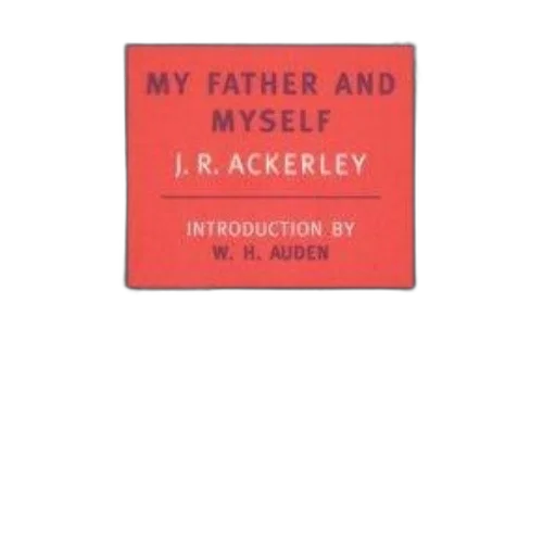 cover, father, myself, ackerley, featuring, black-and-white, photograph, two transparent PNG cut-out